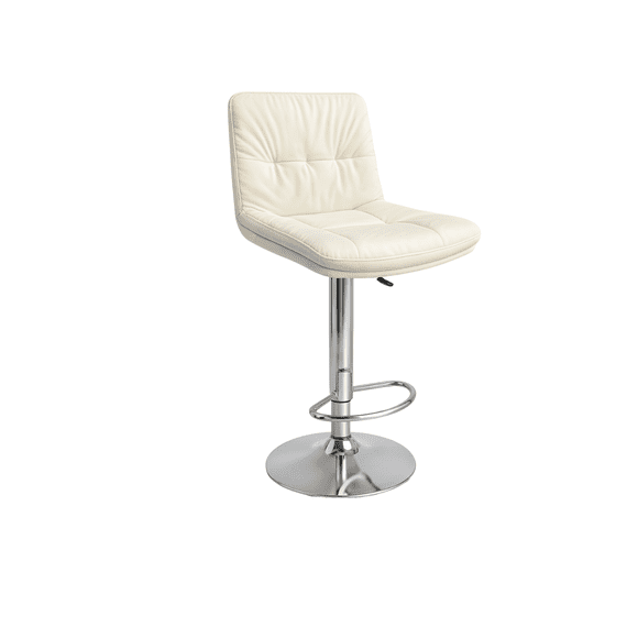 Taburete Ajustable de Bar Eleven - Crema