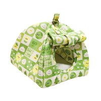 Ioensy - Tienda De Campaña Tipo Cueva Con Hamaca Colgante Para Loros, Periquitos Y Agapornis, Color Verde