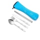 thumbnail image 1 of XmhyTop Juego de 4 Piezas Cubiertos de Cocina de Azul con Bolsa de Almacenamiento, Acero Inoxidable, Moderno y Funcional,Estilo A, 1 of 5