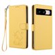 thumbnail image 1 of Funda Volteable tipo Billetera con Correa para Google Pixel 8, Amarillo, 1 of 6