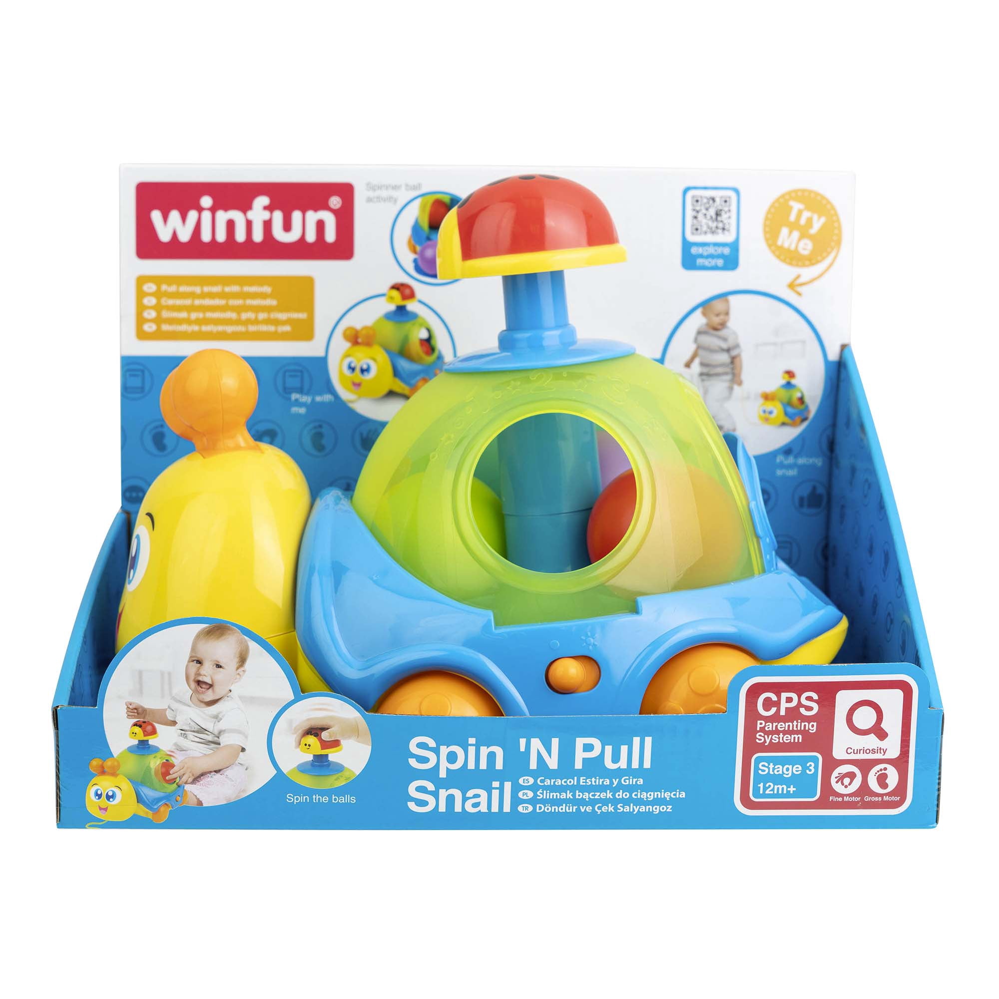 Winfun Caracol Giratorio De Arrastre