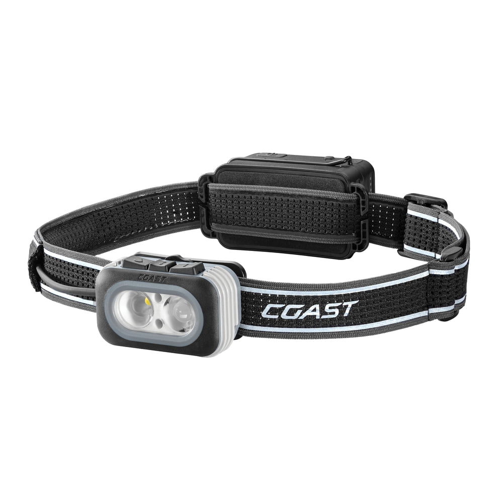 Linterna Frontal Coast Rl20r Recargable Negra / Blanco