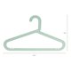 thumbnail image 2 of REGALWOVEN 20 Paquete de Perchas para Pantalones, Perchas de Plástico, Perchas Duraderas que Ahorran Espacio para Ropa, Armario, Abrigos, Camisas, Pantalones o Jeans Verde, 2 of 6