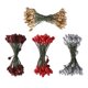 thumbnail image 4 of 200 Piezas Artificiales Doble Cabeza Bayas DIY CRAFT Dorado Plata Rojo Oscuro Rojo, 4 of 5