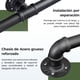 thumbnail image 3 of Pasamanos De Tubo Negro Escaleras Soportes De 1.8m + Tornillos, 3 of 4