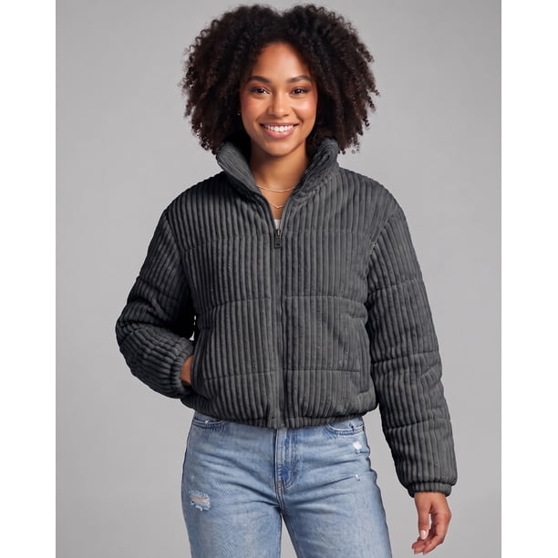 Chaqueta Casual Invierno Tipo Puffer De Cotelé Estilo Moderno - JC516071