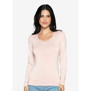 Lady Genny - Camiseta Mujer Manga Larga Modal