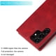 thumbnail image 3 of Funda Billetera para Samsung Galaxy S22 Ultra con Porta Tarjetas y Soporte Ajustable Rojo, 3 of 6
