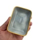 thumbnail image 2 of Plato Loza Rectangular Blanco Rayas Azules Circulares 23x16.5cm, 2 of 2