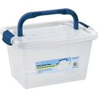 Caja De Almacenamiento Art Pro Art Translúcida De 3,5 L Con Organizador En La Parte Superior