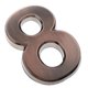 thumbnail image 5 of Se?al De Número De Puerta Autoadhesiva De Plástico De Cobre Número De Dígito Numérico Pegajoso 8, 5 of 5