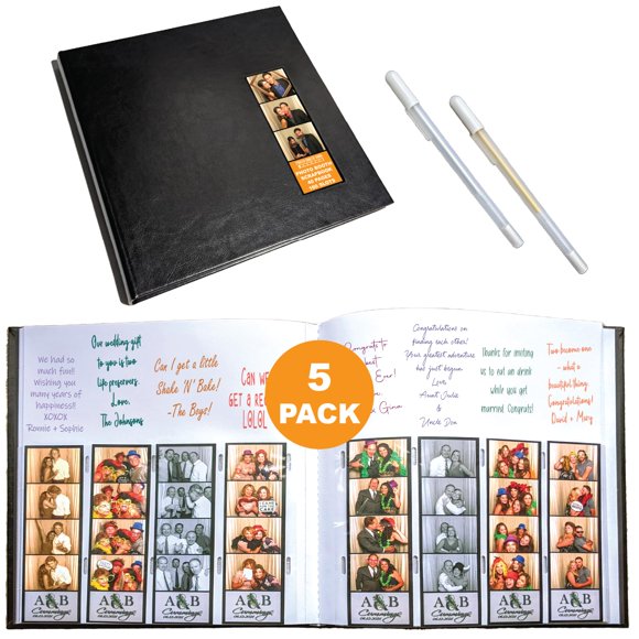 Álbum de fotos Photo Booth Nook tira 2x6 – 5 bolígrafos