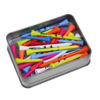 Ioensy - 30 Tees De Golf Duraderos 42/70/83 Mm Multicolor Con Estuche De Almacenamiento Reutilizable