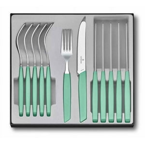 Juego De Mesa Swiss Modern 12 Piezas Verde Victorinox