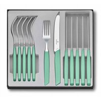 Juego De Mesa Swiss Modern 12 Piezas Verde Victorinox