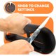 thumbnail image 3 of Afilador de cuchillos Sharp Pebble Orange Ninja de 4 etapas, 3 of 3