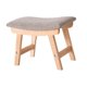 thumbnail image 1 of Reposapiés Minimalismo Muebles Taburete Otomano Para Dormitorio Mesita De Noche Puerta Color Madera Caqui, 1 of 5