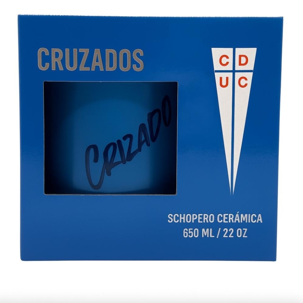 Colo-Colo - Schopero Ceramica Universidad Católica Cruzados 650Ml 22 Oz