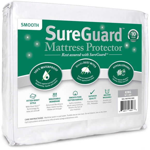 Protector De Colchón King Size 100% Impermeable