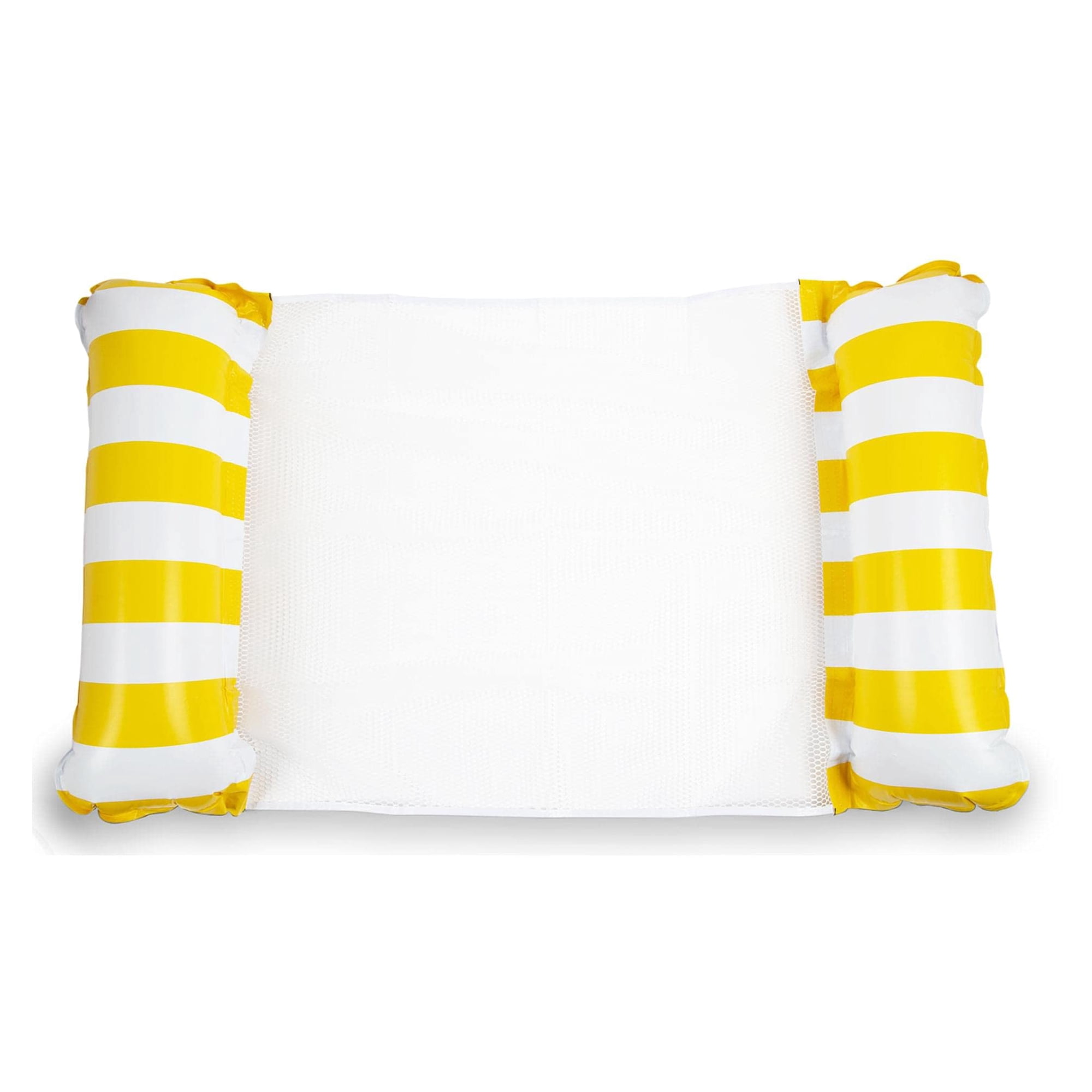 Toynk Toys - Salón Flotante De Pvc Para Piscina Inflable, Amarillo | Hamaca De Agua Multiusos, Sillón De Malla, Vagabundo, Sillín | Accesorios Portátiles Para Piscinas Para Tomar El Sol