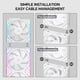 thumbnail image 3 of Ventiladores de carcasa para PC Thermalright TL-M12QRW X3 120 mm, paquete de 3 unidades ARGB, 3 of 9