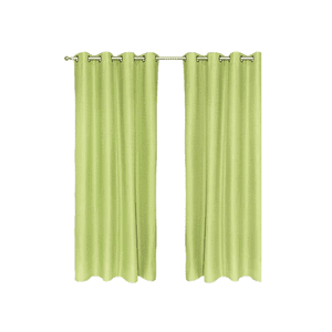 Genérico - Set 2 Cortinas Blackout Térmico 140X220 Cm, Color Verde