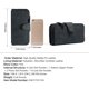 thumbnail image 3 of Billetera CLUCI de piel para mujer, triple con bloqueo RFID, color negro, 3 of 6