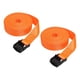 thumbnail image 5 of Correas De Amarre Resistentes Al Desgaste, Cinturones Tensores De 2,5 Cm X 1M, Correas De Amarre Naranja, 2 Uds., 5 of 5