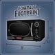 thumbnail image 5 of Horno microondas Nostalgia NRMO11BK6A 1.1 pies cúbicos 1000 W negro, 5 of 6