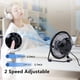 thumbnail image 3 of Ventilador de escritorio Zuvas silencioso, pequeño, USB, rotación de 360°, 2 velocidades, 10 cm, 3 of 7