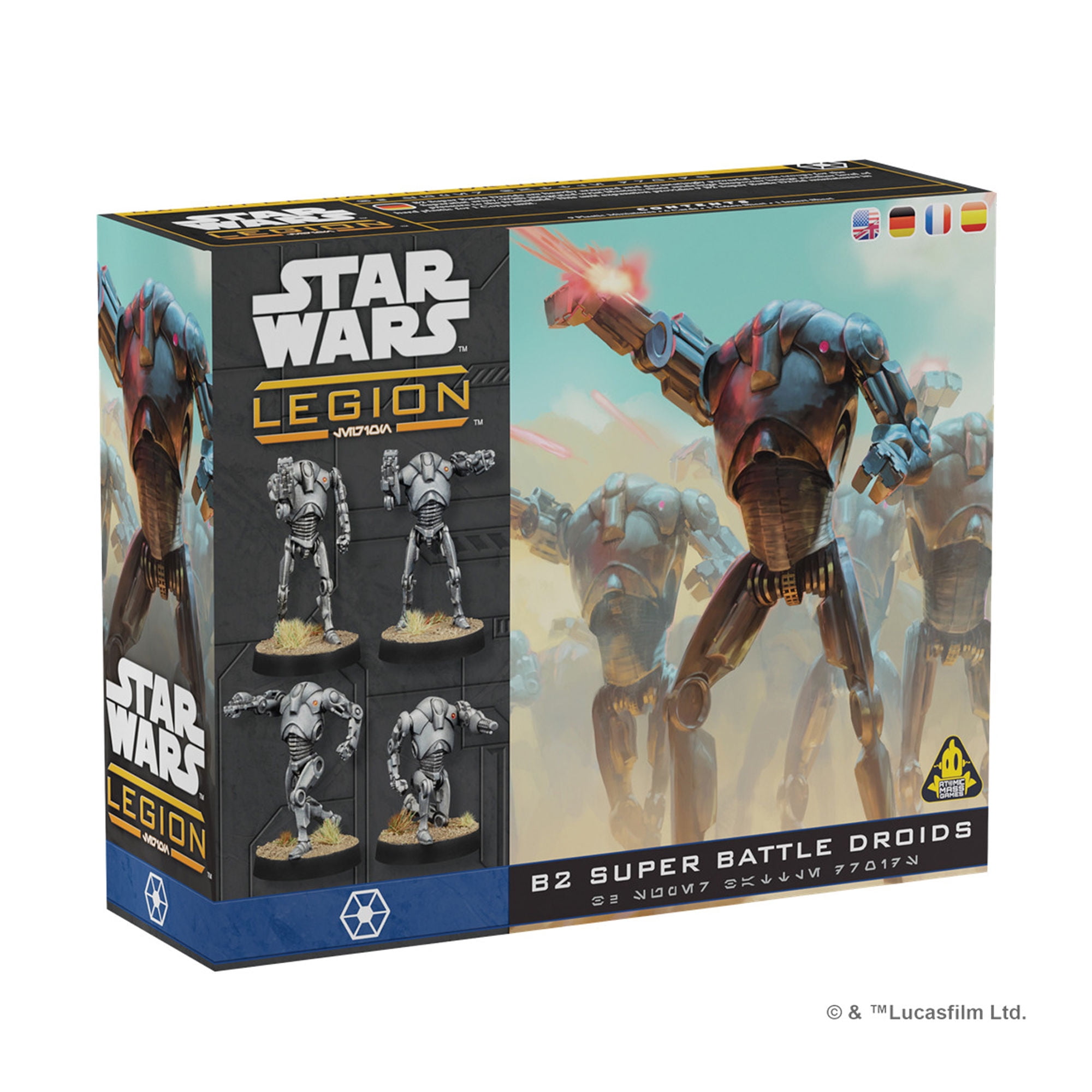 Asmodee - Juego De Miniaturas Star Wars Legion - B2 Super Battle Droids