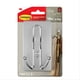 thumbnail image 1 of Gancho triple Wall Hooks Command, tamaño XL, de níquel satinado, 1 of 9