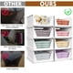 thumbnail image 3 of Cesta de armario SNSLXH, apilable, 5 unidades, color blanco, 3 of 8