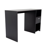 Fmfurniture - Escritorio 1 Cajon 2 Repisas Fm-021N Negro