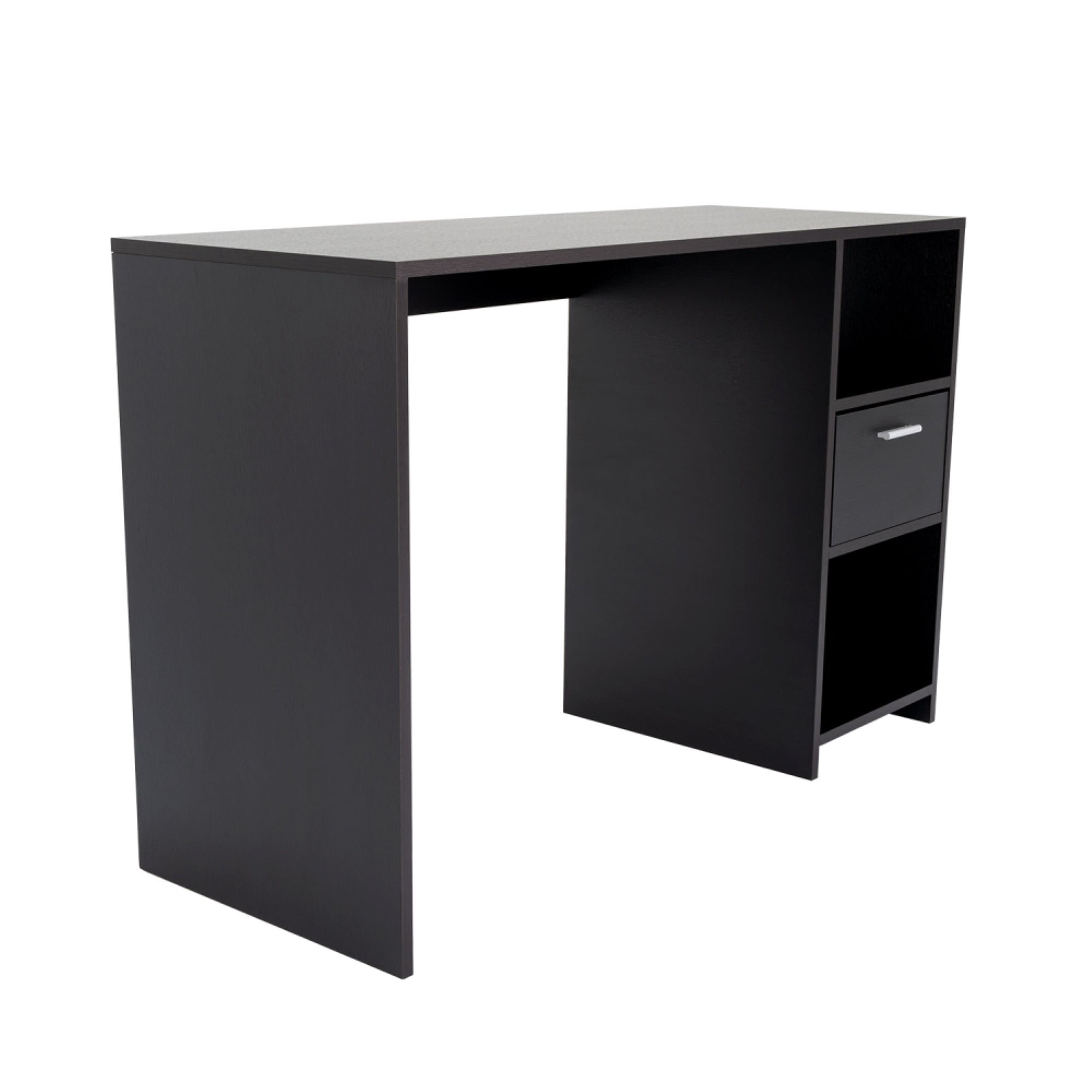 Fmfurniture - Escritorio 1 Cajon 2 Repisas Fm-021n Negro