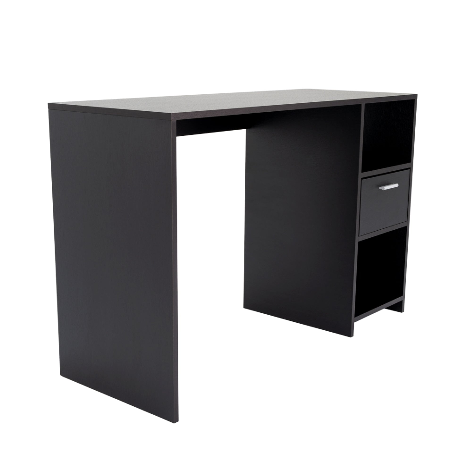 Fmfurniture - Escritorio 1 Cajon 2 Repisas Fm-021N Negro