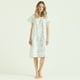thumbnail image 1 of Camisa de Dormir Tradicional Maria Blanco Flor, 1 of 3