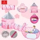 thumbnail image 1 of Carpa De Juegos Infantil 3 En 1 Castillo Piscina Tunel Niñas Rosa, 1 of 11
