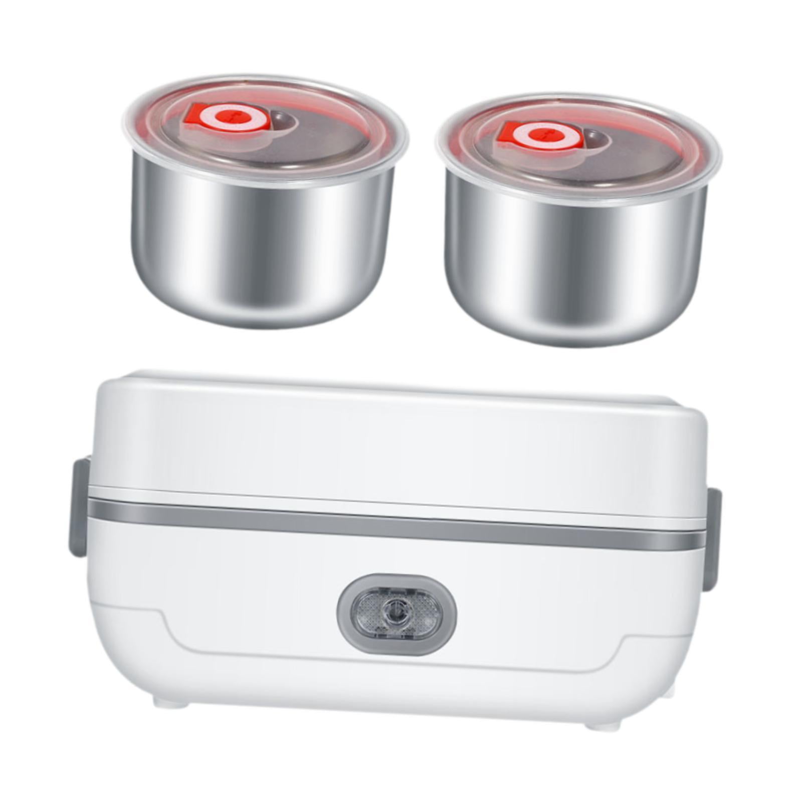 Magideal - Calentador De Alimentos Con Aislamiento De Alimentos, Fiambrera Portátil De Autococción, Pequeña Olla Arrocera, Calentador Eléctrico, Fiambrera Para Nivel Único