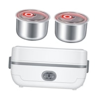 Magideal - Calentador De Alimentos Con Aislamiento De Alimentos, Fiambrera Portátil De Autococción, Pequeña Olla Arrocera, Calentador Eléctrico, Fiambrera Para Nivel Único