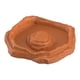 thumbnail image 1 of Plato De Ba?o Para Reptiles, Comedero De Piscina De Esquina Para Tortugas, Camaleón Semiacuático, Marrón Claro S, 1 of 5