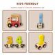 thumbnail image 3 of Set de tren WOODENFUN con números para niños de 1, 2 y 3 años con coches, color rojo, 3 of 6
