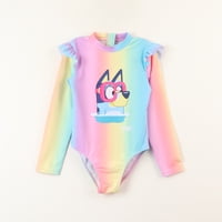 Traje De Baño Enterito Niña Multicolor Bath Rainbow Bluey