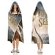 thumbnail image 3 of Leyenda del Buscador: Aventura Manta Capa con Capucha Anti-Bolitas, Manta de Lana Ártica Suave, Manta Portátil de Felpa Ligera y Lujosa, Poncho para Siesta en Casa y Oficina, 100*130cm, 3 of 6