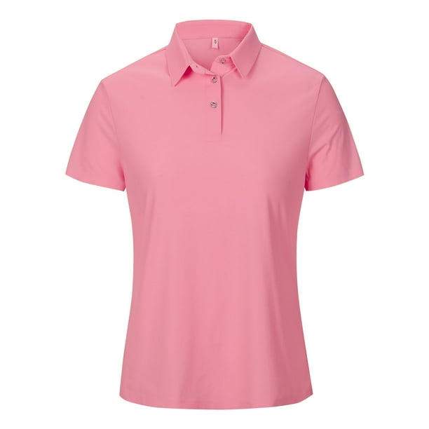 Polera Ultra Dry Fit Con Cuello Manga Corta Mujer