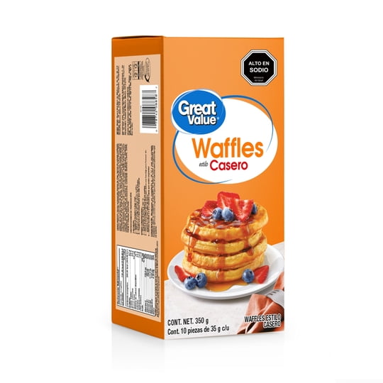 Waffles Homestyle 3 Uni 310 g Great Value