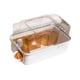 thumbnail image 3 of Guinea Pig Travel Hamster Carrier Jaula Para Gerbil Sugar Glider Hámster Enano Estilo B Naranja, 3 of 5
