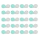 thumbnail image 1 of Caja de lentes de contacto de 20 piezas Mini Lentes de viaje Estuches Portacontenedores Verde, 1 of 5