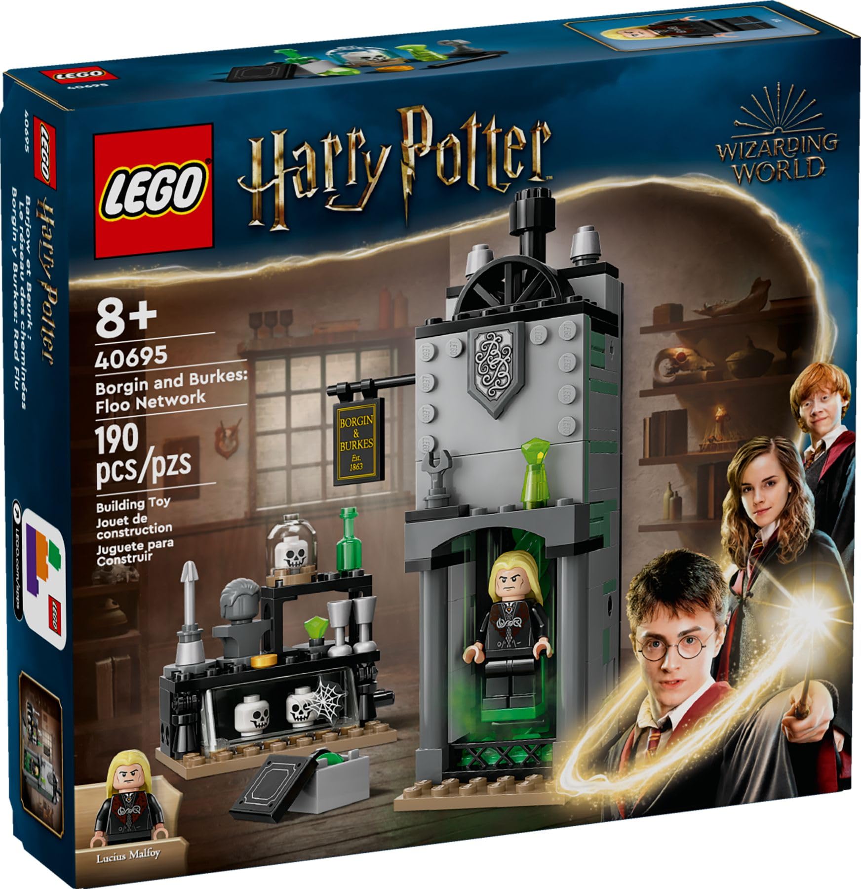 Juguete De Construcción Lego Harry Potter Borgin And Burkes 40695
