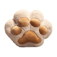 Magideal - Cojín Decorativo Con Forma De De Gato, Adorable Conjunto Compacto, Versátil, Ideal Para Viajes, Hogar, Oficina, Coche O Como Regalo Para La Cam Marrón Claro